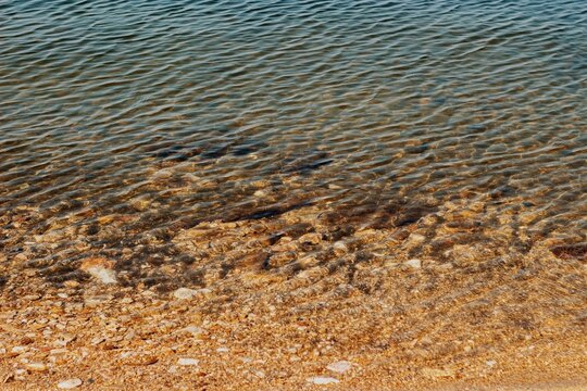Ripples by the beach