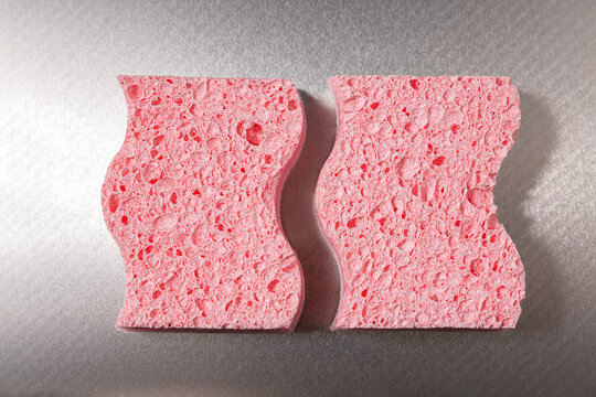 Pink sponges
