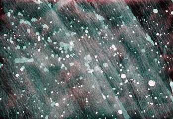Hand-painted texture of ocean, sea waves drops. Abstract background, watercolor painting with splashes drop of paint paint smears. Design for backgrounds, wallpapers, covers and packaging, wrapping