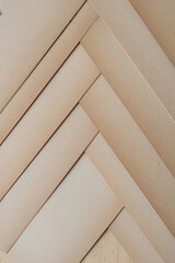 old, faded paper arranged in a triangle pattern
