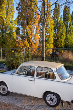 Trabant in the sunset