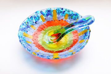 fusing plate molten glass product home decoration