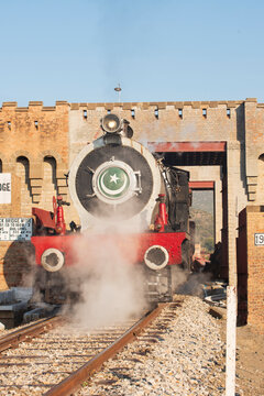 Steam Train Safari at Attock Bridge over Indus River.