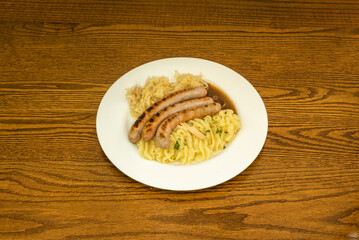 The Thüringer Rostbratwurst is a well-known sausage in the region of Thuringia. An EU law mentions that the length of this sausage must be between 15-20 cm, of medium thickness
