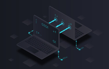Two laptop computers