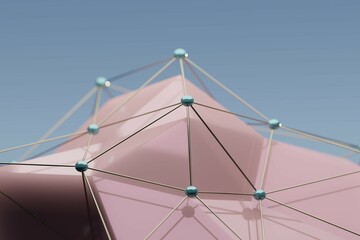 Geometric background of connected lines and points