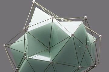 Geometric background of connected lines and points