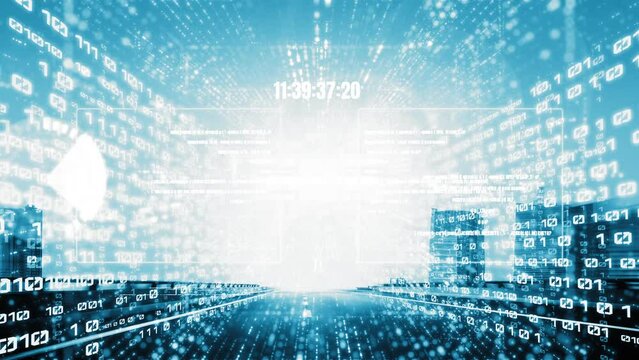 Software development, application programming code and tacit computer coding . Concept of smart digital transformation and technology disruption that changes global trends in new information era .