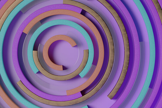 Colorful circles background