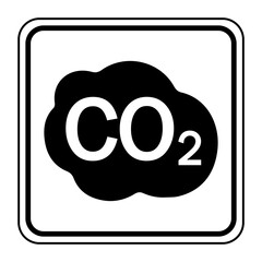Logo empreinte carbone. - obrazy, fototapety, plakaty