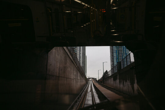 Tunnel view from subway