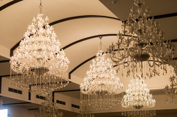 Chandeliers, beautiful light, luxury light