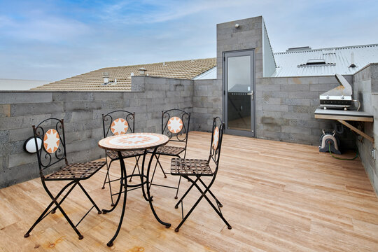 Rooftop terrace with bbq 