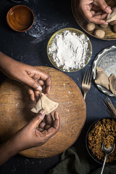 Minced Lamb Meat Samosa