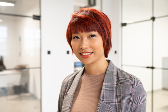 Portrait Of Asian Woman At Office