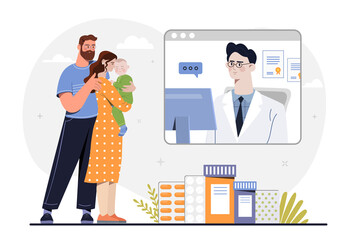 Doctor online concept