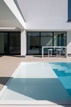 terrace and swimming pool