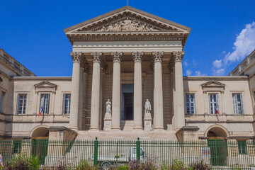 Fototapeta na wymiar City of Montpellier south of France