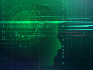 2d face technology communication Background