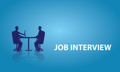 Job interview hiring concept, human resource development recruitment person doing conversation with job seeker