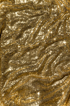 Shiny golden sequin background
