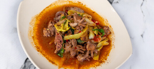 Thai Food Mixed Rice and Soup Dishes