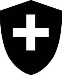 Health insurance icon vector. Insurance health document icon.eps