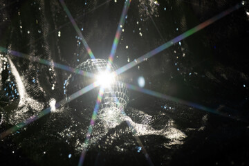 Disco ball with a star filter