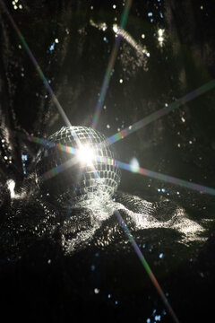 Disco ball with a star filter