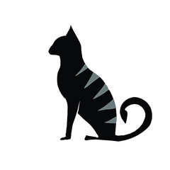 illustrator vector graphic of black cat,perfect for pet,icon pet shop,etc.