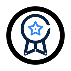  Badge or Award trophy icon