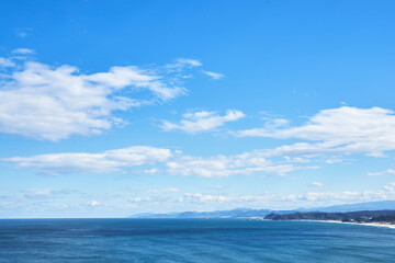 鳥取県　魚見台からの風景