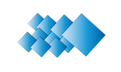 abstract paper background squares blue color