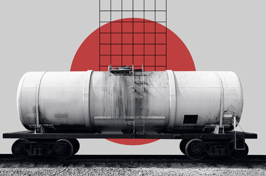 Dirty Cargo Train Container