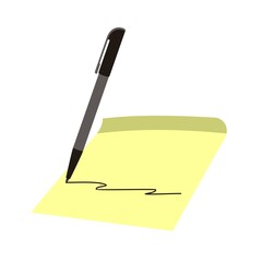 boldpoint writting on paper