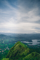 view from the top of the mountain