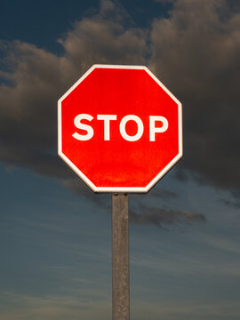 Stop traffic sign