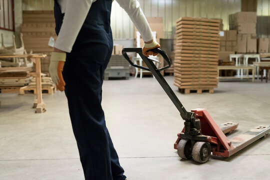 Man at work in the warehouse