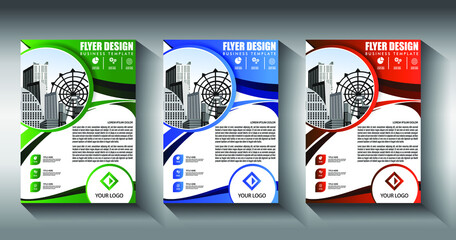 cover flyer brochure business template annual report