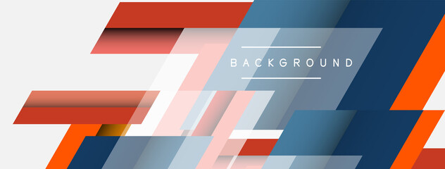 Obraz premium Background. Geometric diagonal square shapes and lines abstract composition. Vector illustration for wallpaper banner background or landing page