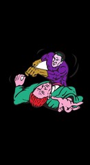 3d render illustration, Cartoon character of avenger hero