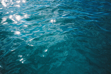 Ocean with light reflecting