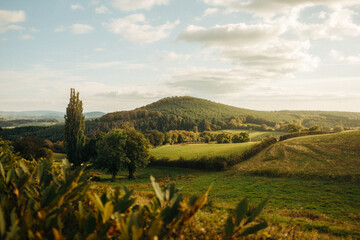 Landscape of the Bourgogne region, France