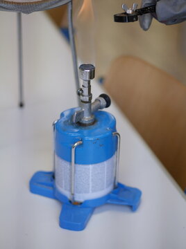Bunsen burner in chemie class