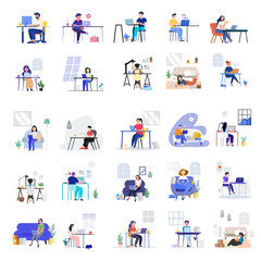 business people icons