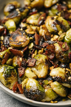 Bacon fried Brussels Sprouts