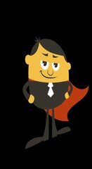 3d render illustration, Cartoon character of avenger hero