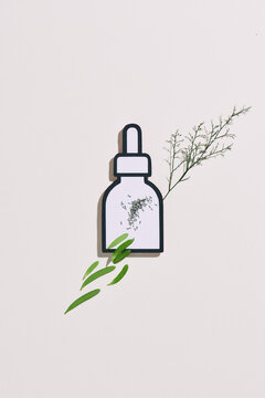Beauty and home care concept. Vitamin for face skin.