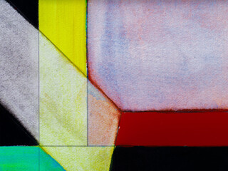 A detail from an abstract watercolor painting.