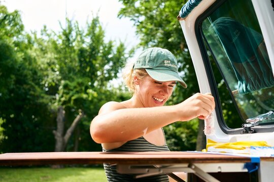 Outdoor painting wood